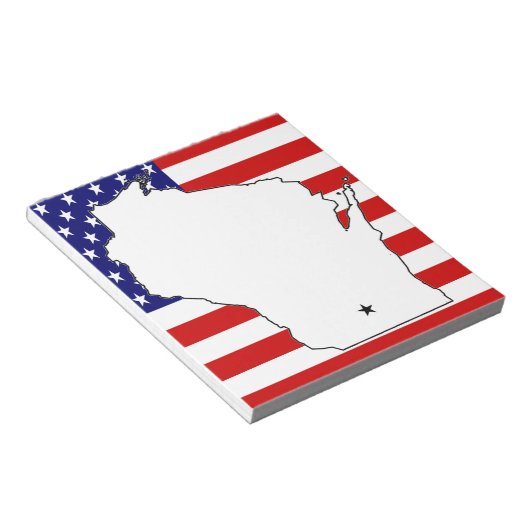BLOC-NOTE WISCONSIN MAP (Incliné)