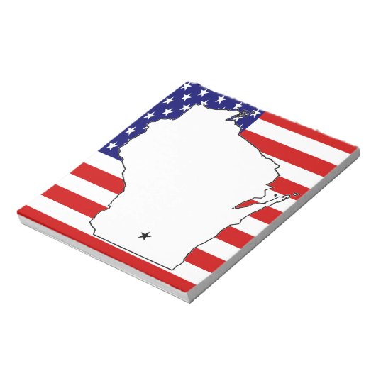BLOC-NOTE WISCONSIN MAP (Tourné)