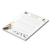 Bloc-note Wishing The Best Day Ever Curious Cat with Lines (Tourné)