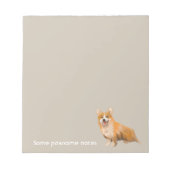 Bloc-note wlsh corgi pawsome notes (Devant)