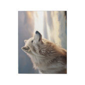 Bloc-note Wolf Animal Nature sauvage majestueuse (Tourné)