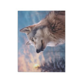 Bloc-note Wolf Animal Nature sauvage majestueuse (Tourné)