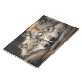 Bloc-note Wolf Animal sauvage Beauté Liberté Wilderness Amou (Incliné)