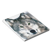 Bloc-note Wolf Eyes nature sauvage poster de animal (Incliné)