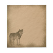 Bloc-note Wolf-grunge (Devant)