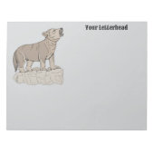 Bloc-note Wolf Pup Howling (Devant)