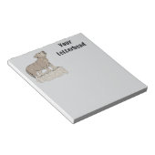 Bloc-note Wolf Pup Howling (Incliné)