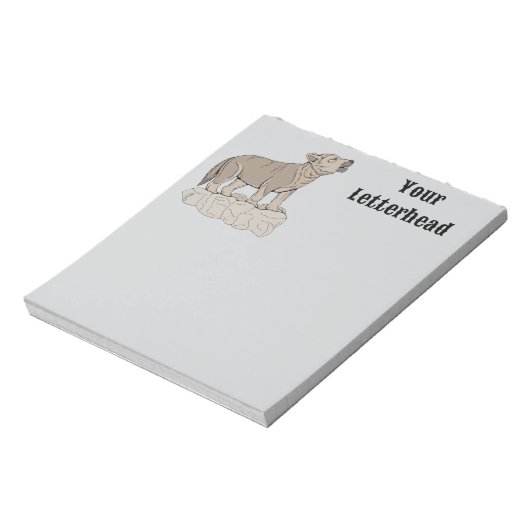 Bloc-note Wolf Pup Howling (Tourné)