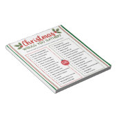 Bloc-note Would You Rather Christmas Game (Incliné)