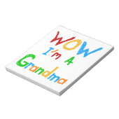 Bloc-note WOW Je suis un grand-mère T-shirts et cadeaux (Tourné)