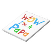 Bloc-note Wow, je suis un Papa Tshirts et GIfts (Tourné)