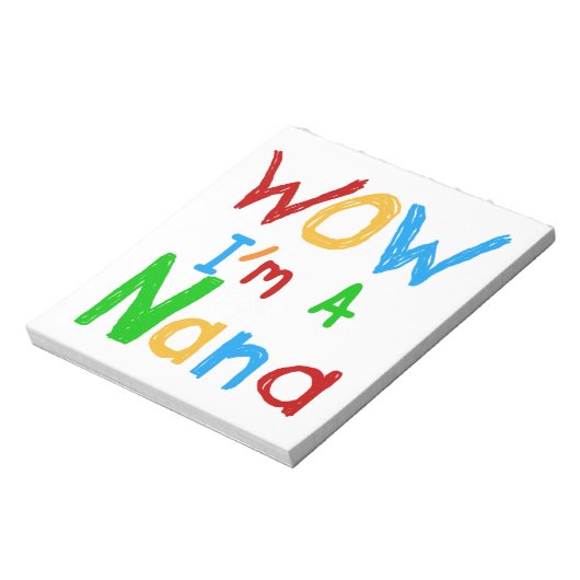 Bloc-note WOW Je suis un T-shirts et cadeaux Nana (Tourné)