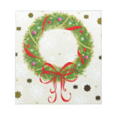 Bloc-note Wreath de Noël (Devant)