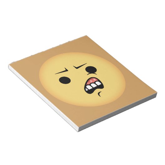 Bloc-note WTF Emoji (Incliné)