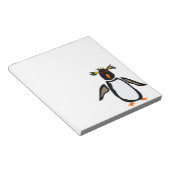 Bloc-note WW - Drôle Rockhopper Penguin Art Primitif (Incliné)