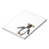 Bloc-note WW - Drôle Rockhopper Penguin Art Primitif (Tourné)
