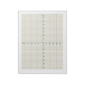 Bloc-note X Y Coordonnées Système Algebra Math Algebraic (Tourné)