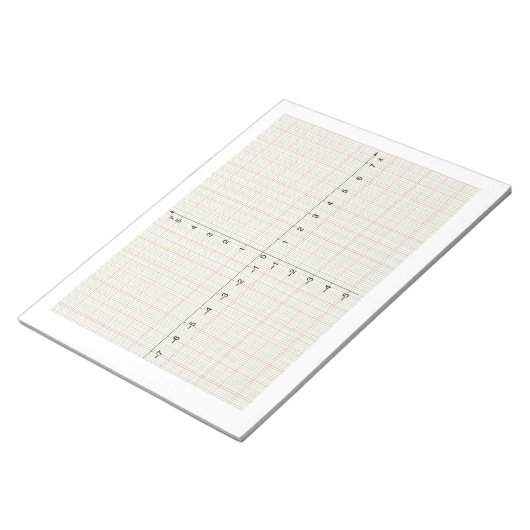 Bloc-note X Y Coordonnées Système Algebra Math Algebraic (Incliné)