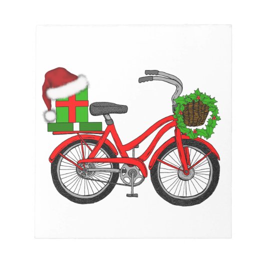 Bloc-note xmas bike (Devant)