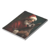 Bloc-note Xoloitzcuintli avec le Père Noël fête de Noël (Tourné)