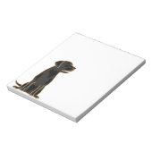 Bloc-note XX- Cartoon Artistique Black Labrador (Tourné)