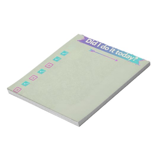 Bloc-note Y2K Cyber Aesthetic Daily Habit Tracker Checklist (Tourné)