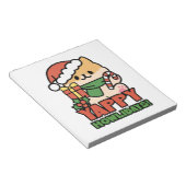 Bloc-note Yappy Howlidays - Jote Christmas Dog Cartoon (Incliné)