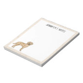 Bloc-note Yellow Labrador Retriever mignon Lab Chien Votre n (Tourné)