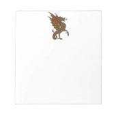 Bloc-note Yes Old Medieval Dragon Design (Devant)