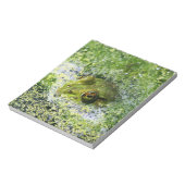 Bloc-note Yeux de grenouille dans un étang (Tourné)