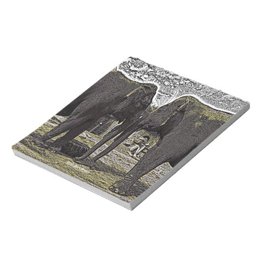 Bloc-note Yeux éléphants (Tourné)