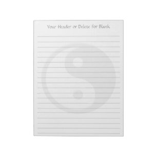 Bloc-note Yin Yang