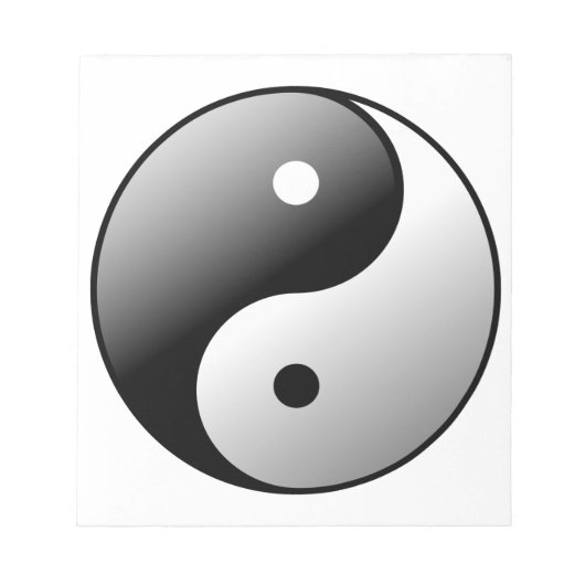 Bloc-note Yin Yang (Devant)
