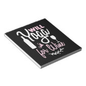 Bloc-note Yoga Lover | Will Yoga Pour Vin (Incliné)