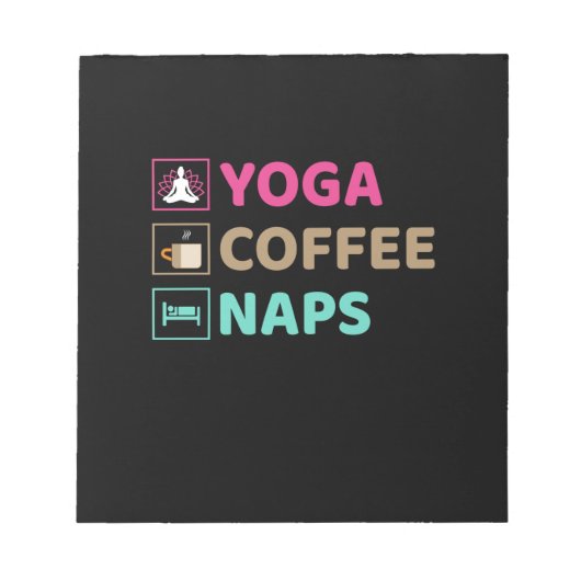 Bloc-note Yoga Lover | Yoga Café Naps (Devant)