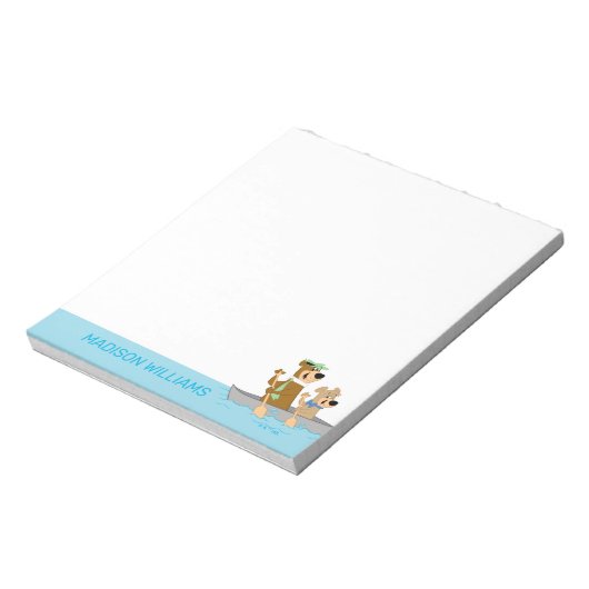 Bloc-note Yogi Bear et Boo Boo Fun Canoe Adventure (Tourné)