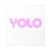 BLOC-NOTE YOLO (Devant)