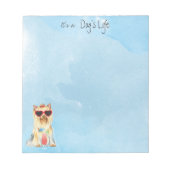 Bloc-note Yorkie été (Devant)