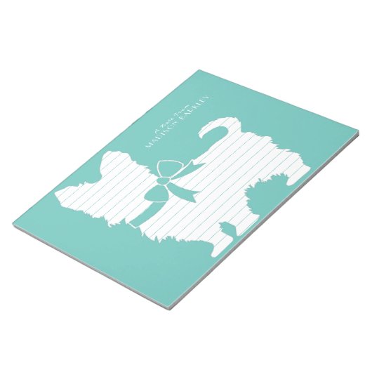 Bloc-note Yorkshire Terrier Chien Chien Chien Chien Chien Ch (Incliné)