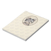 Bloc-note Yorkshire Terrier Puppy Peinture Chien original (Tourné)