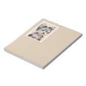 Bloc-note Yorkshire Terrier Puppy Peinture Chien original (Tourné)