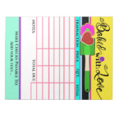 Bloc-note Your Baked With Love Invoice Notepad (Devant)