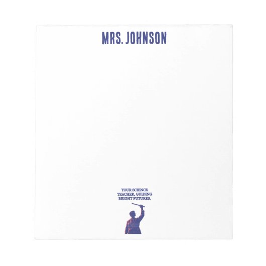 Bloc-note Your Science Teacher Guiding Bright Futures STEM (Devant)