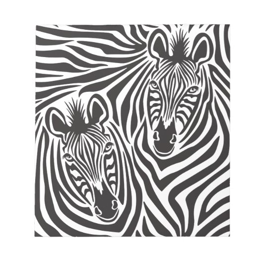 Bloc-note Zebra Couple (Devant)