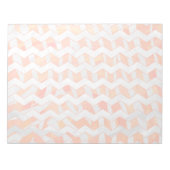 Bloc-note Zebra Orange and White Print (Devant)
