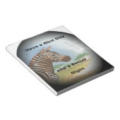 Bloc-note Zebra Portrait, Amboseli : l'Esprit de la Savanna (Incliné)