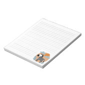 Bloc-note Zèbre Fantaisiste Inspiré du Style Scandinave (Tourné)