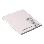 Bloc-note Zèbre sauvage et doux rose (Incliné)