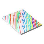 Bloc-note Zig Zag Line Colors (Incliné)