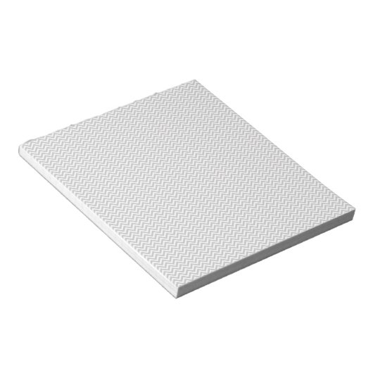 Bloc-note ZigZag gris simple (Incliné)